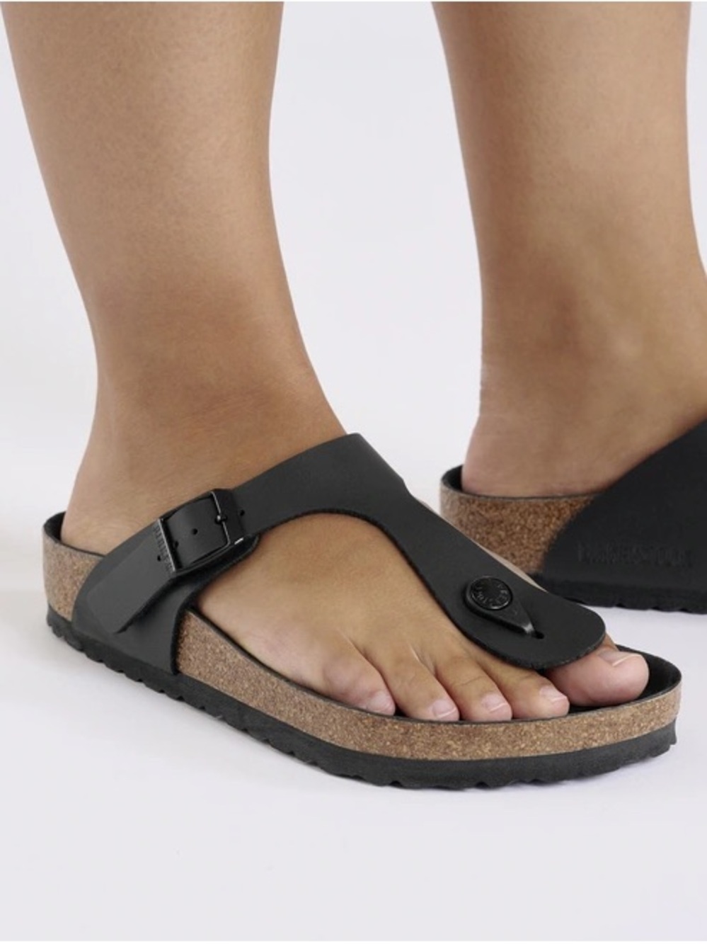 Birkenstock Black Gizeh Toe-Post Sandals